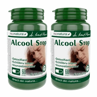 Alcool Stop, 2x60 capsule, Pro Natura