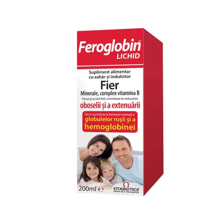 Feroglobine B12 sirop, 2x200 ml, Vitabiotics