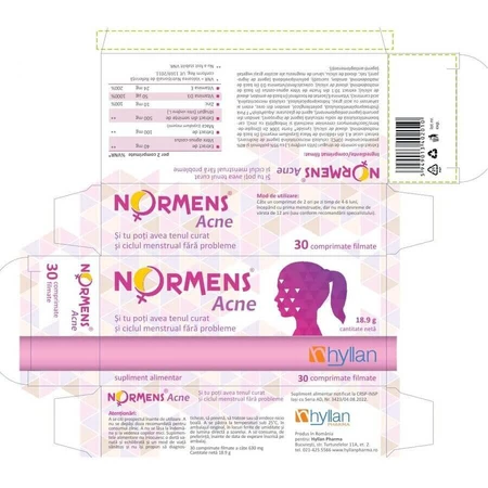 Normens Acne, 2x30 comprimés, Hyllan