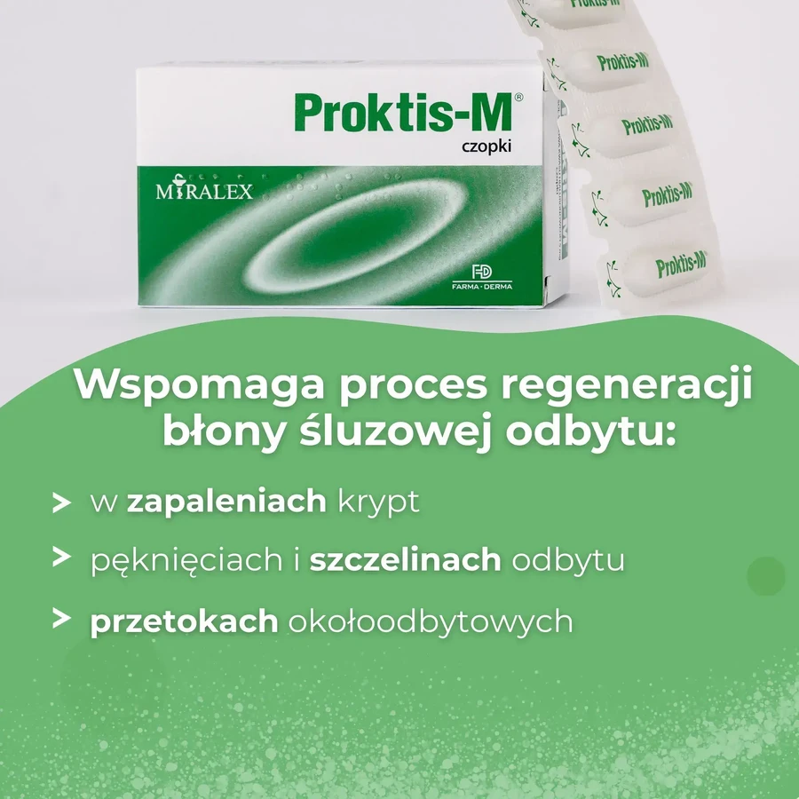 Proktis-M, suppositoires rectaux, 2 boîtes de 10 pièces