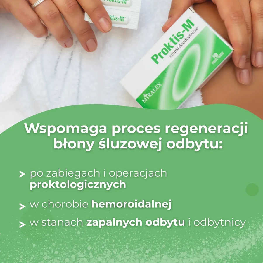Proktis-M, suppositoires rectaux, 2 boîtes de 10 pièces