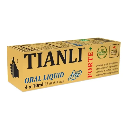 Tianli FORTE+ Líquido oral, 4 viales, Energo Vitalis