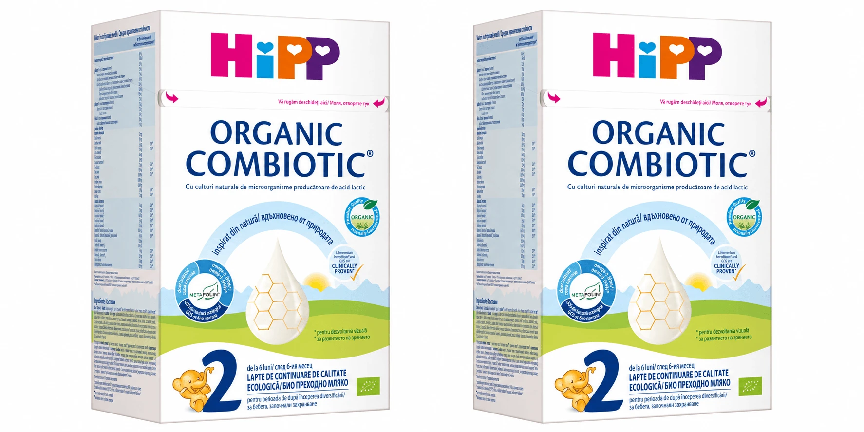 Bio-Combiotic 2-Fortsetzungsmilchpulver, +6 Monate, 2x800 gr, Hipp