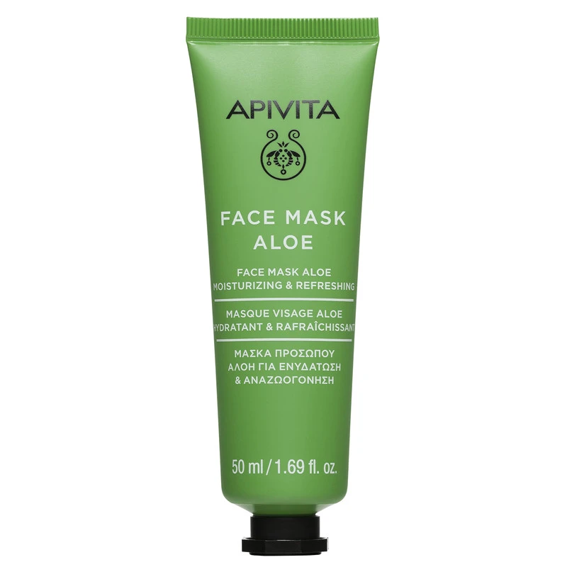 Feuchtigkeitsmaske mit Aloe Vera, 50 ml, Apivita