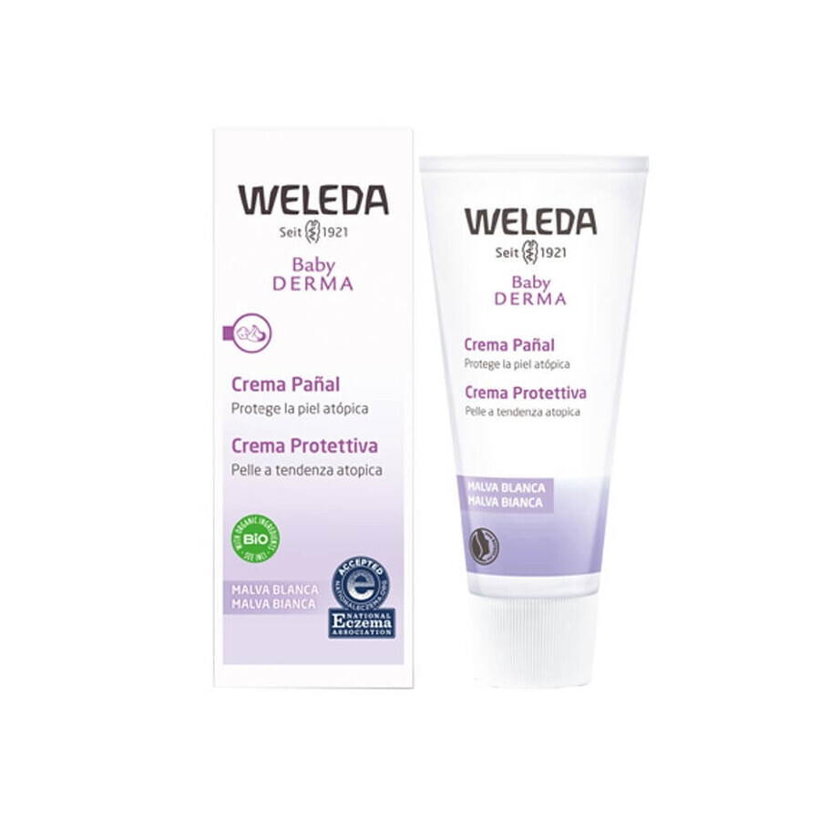 Windelcreme mit weißem Nalba, Baby Derma, 50 ml, Weleda