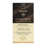 Vopsea pentru par My Color Elixir, nuanta 5.03, Apivita