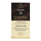 Vopsea pentru par My Color Elixir, nuanta 5.4, Apivita