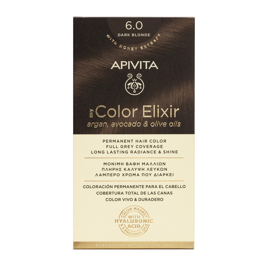 My Color Elixir Haarfärbemittel, Farbton 6.0, Apivita
