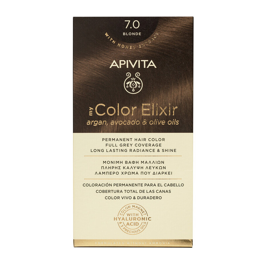 My Color Elixir Haarfärbemittel, Farbton 7.0, Apivita