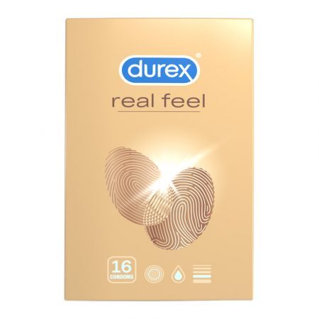 Prezervative Real Feel, 16 bucati, Durex