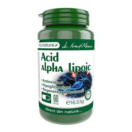 Alpha-Liponsäure, 60 Kapseln, Pro Natura