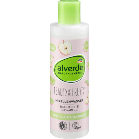 Alverde Naturkosmetik Beauty & Fruity apă micelară lime ECO & mere ECO, 200 ml