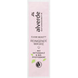 Alverde Naturkosmetik Clear beauty mask for facial cleansing with activated charcoal, 10 ml