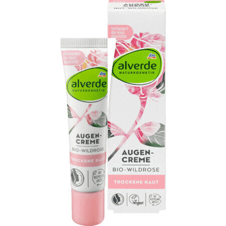 Alverde Naturkosmetik Wildrosen-Augencreme, 15 ml