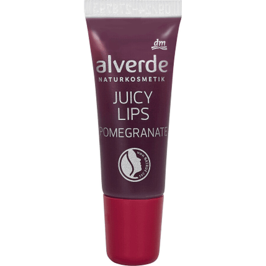 Alverde Naturkosmetik Juicy Lipgloss Granatapfel, 8 ml