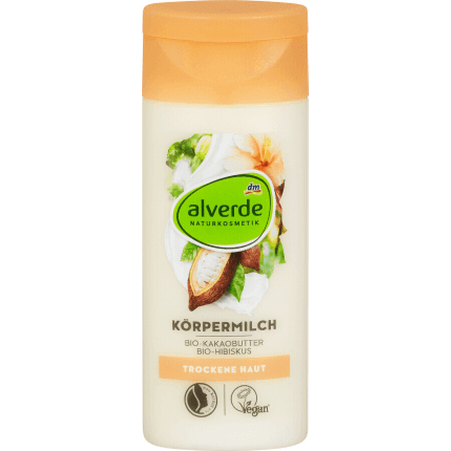 Alverde Naturkosmetik Lapte de corp unt de cacao, 50 ml