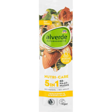 Alverde Naturkosmetik 5-in-1 nährende Haarmaske, 20 ml