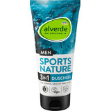 Alverde Naturkosmetik MEN Gel de duș sport 3 in 1, 200 ml