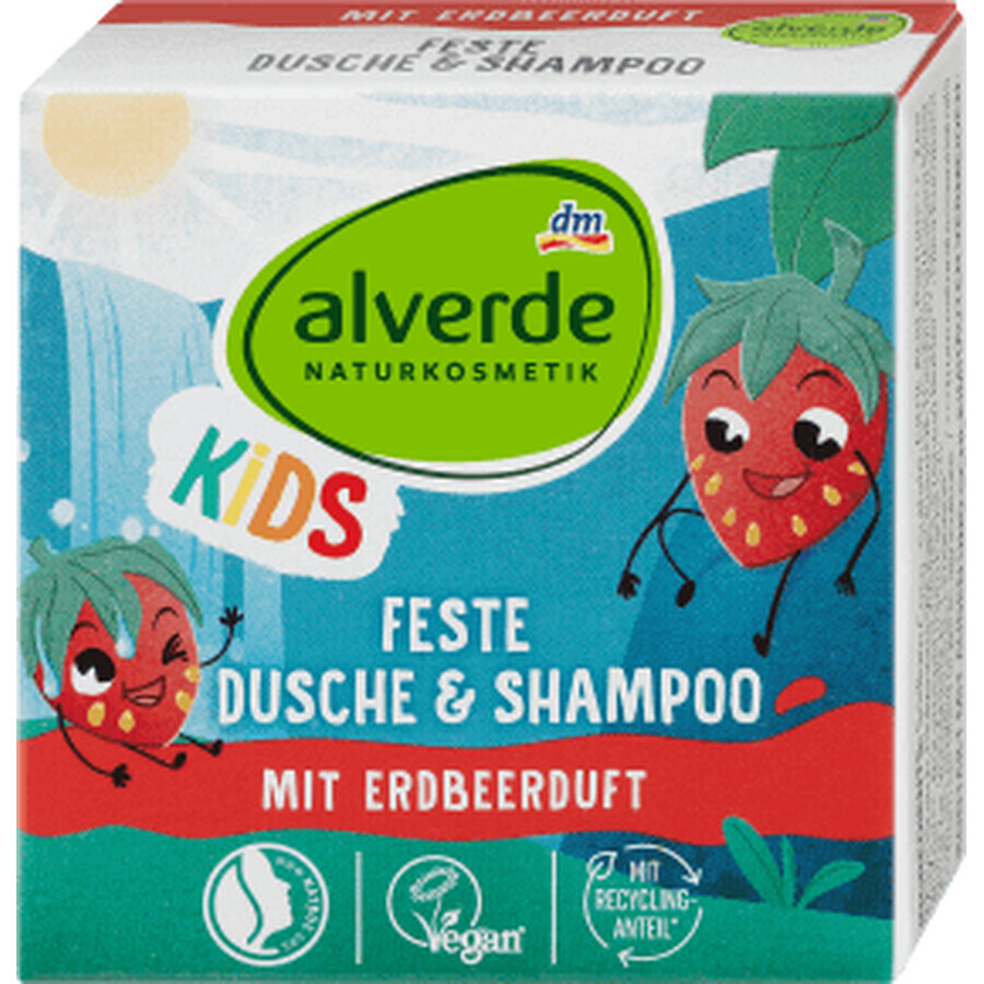 Alverde Naturkosmetik Duschseife & Shampoo für Kinder, 60 g