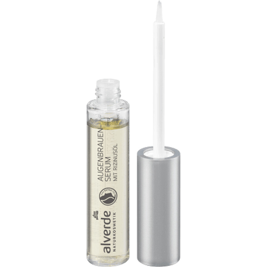 Alverde Naturkosmetik Ser sprâncene cu ulei de ricin, 9 ml