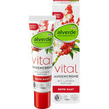 Alverde Naturkosmetik Vital Lupine & Peptid Augencreme, 15 ml