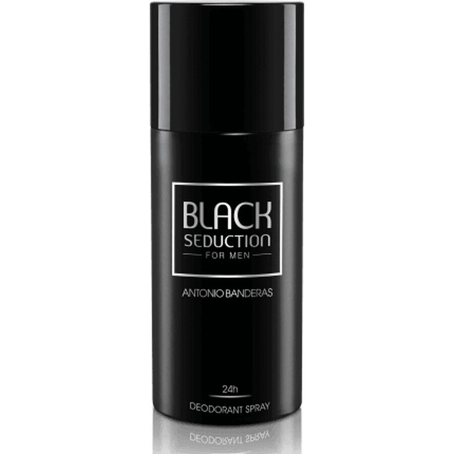 Antonio Banderas Deodorant Spray Verführung in Schwarz, 150 ml