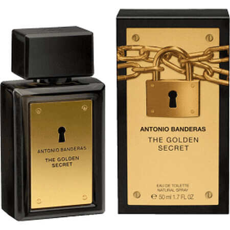 Antonio Banderas Goldenes Geheimnis für Männer Eau de Toilette, 50 ml