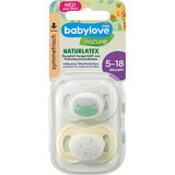 Babylove Babylove suzete simetrice latex natural 5-18 luni,, 2 buc