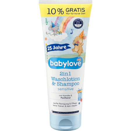 Babylove Gel de duș si șampon 2 în 1, 220 ml