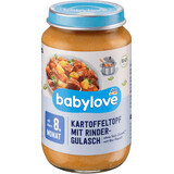 Babylove Kartoffelmenü mit Rindergulasch 8+, 220 g