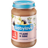 Babylove Pflaumen- und Birnenpüree ECO,5+, 190 g