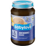 Babylove Terci de banane pentru cină ECO, 5+, 190 g