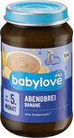 Babylove Terci de banane pentru cină ECO, 5+, 190 g