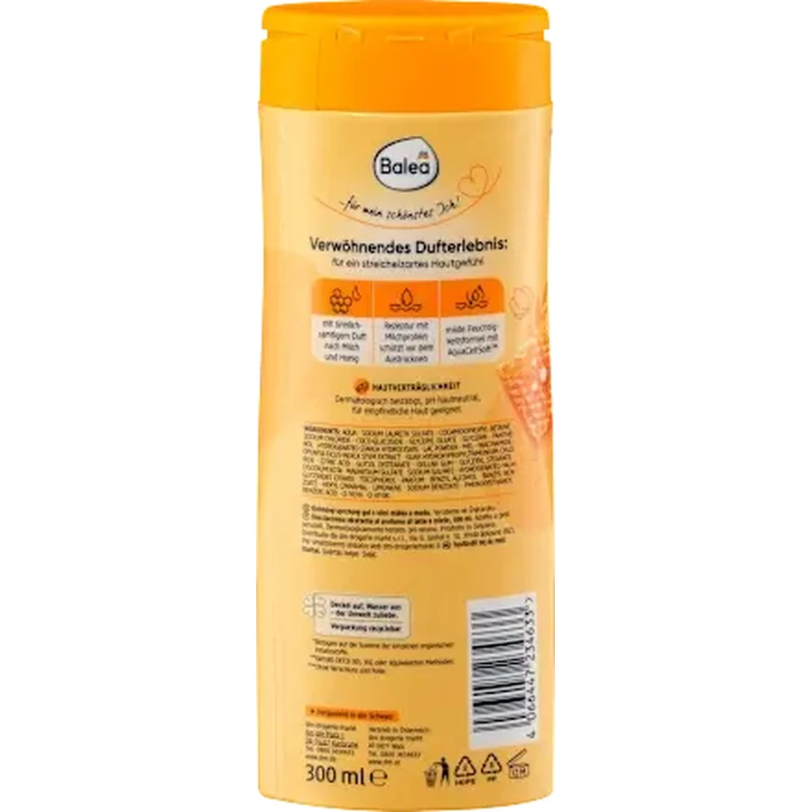 Balea Duschcreme mit Milch und Honig, 300 ml