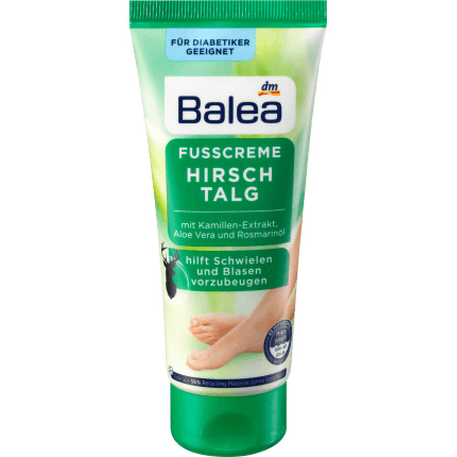 Balea Cremă de picioare cu seu de cerb, 100 ml