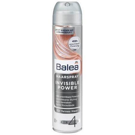 Balea Fixativ de păr invisible power, 300 ml