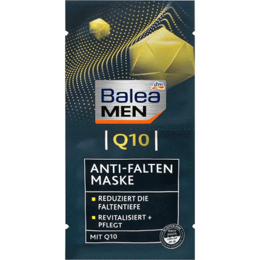 Balea MEN Mască de față Q10 bărbați, 16 ml