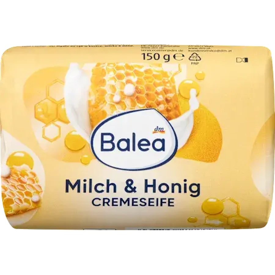 Balea Săpun cu lapte și miere, 150 g