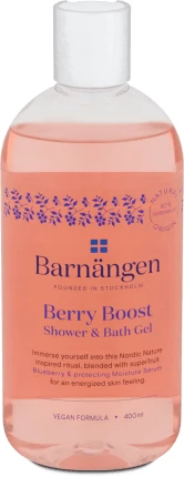 Barnängen Berry Boost Duschgel, 400 ml