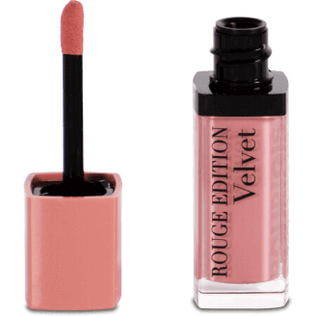 Buorjois Paris Rouge Velvet Edition flüssiger Lippenstift 10 Don't Pink Of It, 7,7 ml