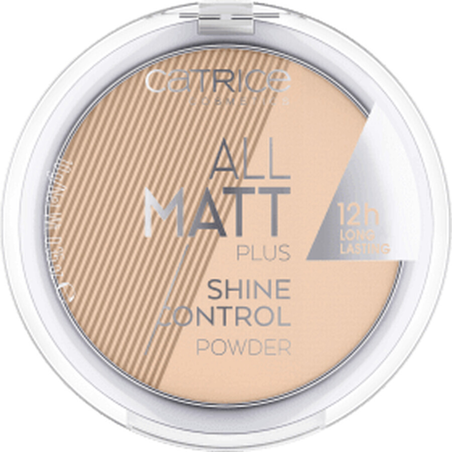 Catrice All Matt Plus Shine Control pudră compactă 028 Honey Beige, 10 g