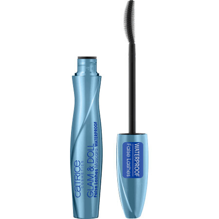 Catrice Glam & Doll Falsche Wimpern Mascara Wasserfest Schwarz, 10 ml