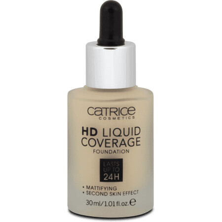 Catrice HD Liquid Coverage Foundation 010 Light Beige, 30 ml