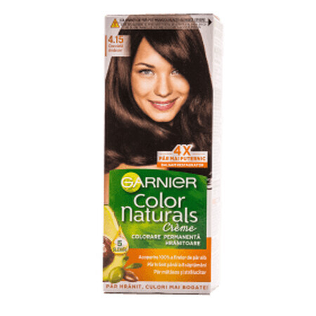 Color Naturals Dauerhafte Haarfarbe 4.15 Bitterschokolade, 1 Stück