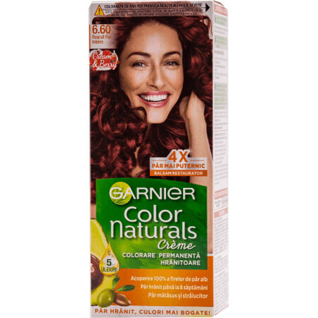 Color Naturals Vopsea de păr permanentă 6.60 roşu pur intens, 1 buc