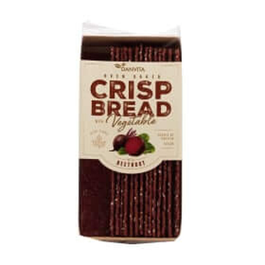 Danvita Crispy bread with beetroot, 130 g