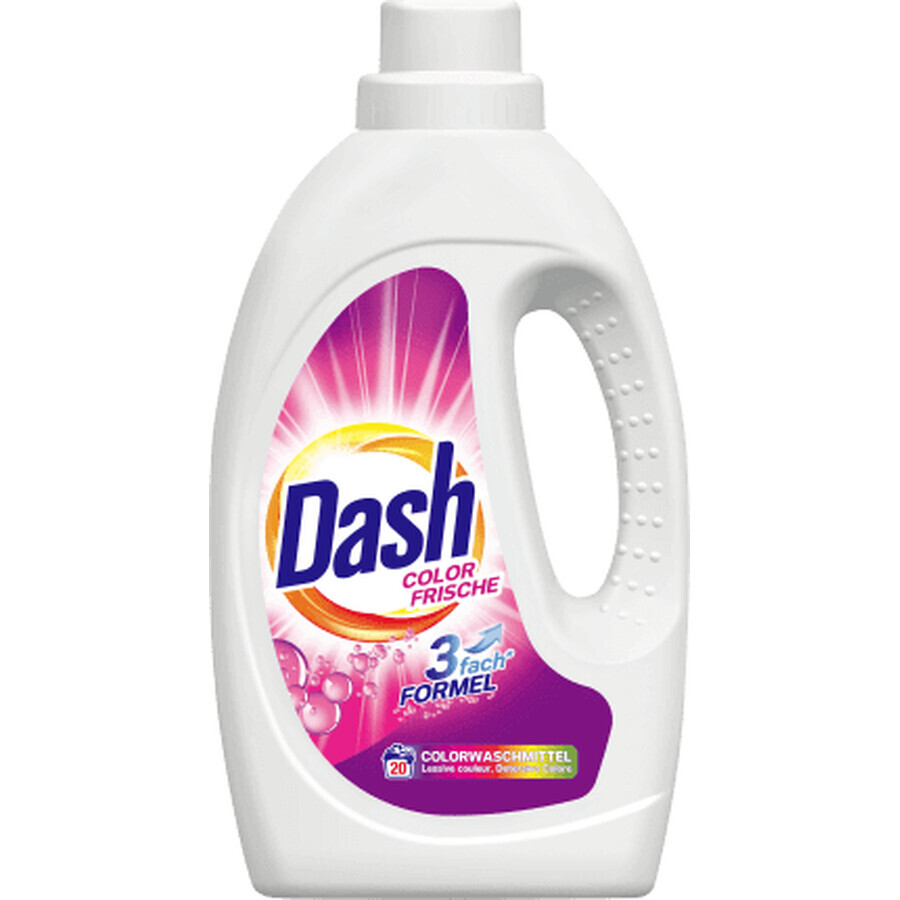 Dash Detergente Líquido Color Frische 20 lavados, 1,1 l