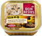 Dein Bestes caserolă pentru pisici BBQ f&#226;șii de curcan, 100 g