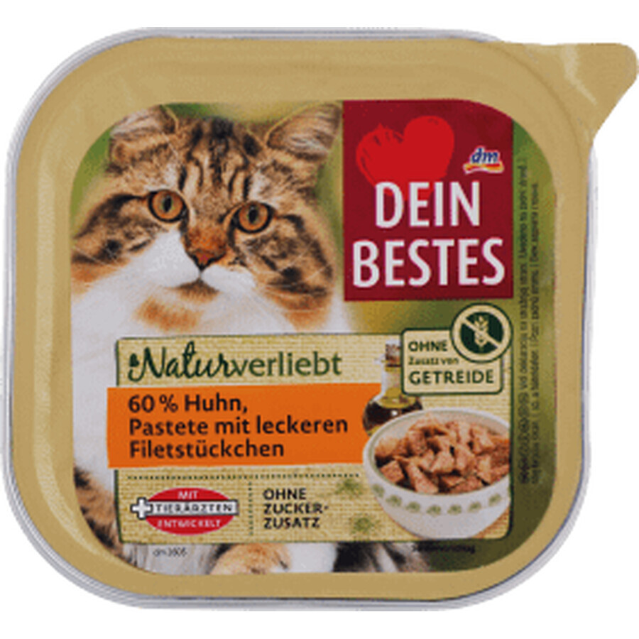 Dein Bestes Nassfutter mit Huhn für Katzen, 100 g