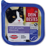 Dein Bestes Lachs Nassfutter für Katzen, 100 g